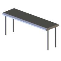 Полка настольная Gastrolux ПН-113/1 нерж. прямая