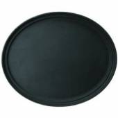 Поднос овальный 63,5х51см прорез. черный MGSteel 2500CTBL   45829.