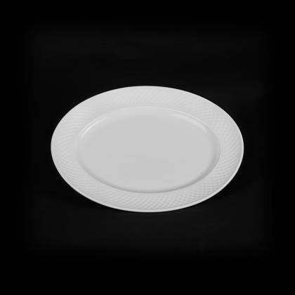 Блюдо овальное 333х260мм с орнаментом Corone Palazzo фарфор белый LQ-QK15064C фк067 Блюдо овальное 333х260мм с орнаментом Corone Palazzo фарфор белый LQ-QK15064C фк067
