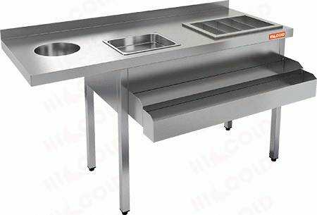 Барная станция открытая HICOLD НКС-15/6БК