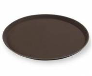 Поднос круглый 35см прорезиненный коричн. MGSteel 1400CTBr 45816