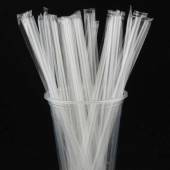 Трубочка для коктейля 0,5*21см. прозрачная прямая 700шт/уп. в ИНДИВИД. УП. /12/