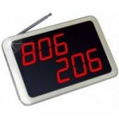 iBells-106 табло вызова на две группы трехзначных чисел, цвет белый iBells-106 табло вызова на две группы трехзначных чисел, цвет белый