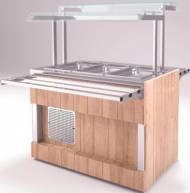 Мармит для вторых блюд Refettorio (шведский стол островной) RМ41А нерж. столешница для 2хGN1/1 Мармит для вторых блюд Refettorio (шведский стол островной) RМ41А нерж. столешница для 2хGN1/1