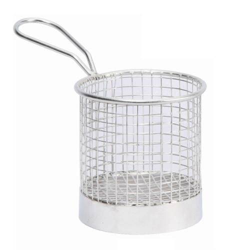 Емкость для закусок сетчатая круглая d9см h9см, нерж.сталь Maco BSKR9NM Емкость для закусок сетчатая круглая d9см h9см, нерж.сталь Maco BSKR9NM