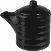 Соусник-бутылка 150мл Kunstwerk фарфор черный A18740W13 Соусник-бутылка 150мл Kunstwerk фарфор черный A18740W13