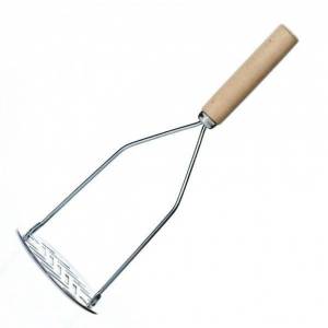 Толкушка-картофелемялка 255 мм. нерж. с дерев. ручкой /1/2 1254 Толкушка-картофелемялка 255 мм. нерж. с дерев. ручкой /1/2 1254