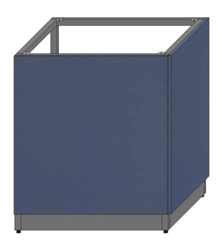 МОБ-У 600х800х860 серия RD1 Каркас с обшивкой ЛДСП (угловой) МОБ-У 600х800х860 серия RD1 Каркас с обшивкой ЛДСП (угловой)