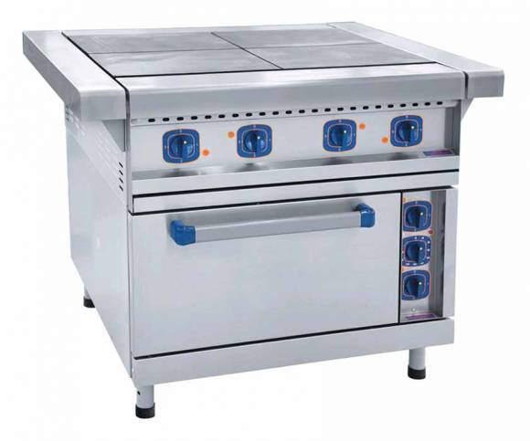 Плита электрическая 4 конфорки Абат ЭП-4ЖШ-01 (нерж.духовка)