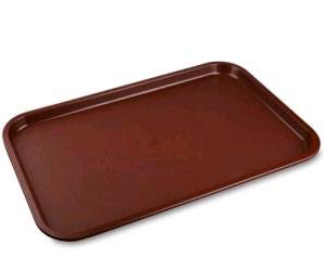 Поднос прямоугольный 46х36см прорезинен. коричневый MG 1418CTBr 45824 Поднос прямоугольный 46х36см прорезинен. коричневый MG 1418CTBr 45824