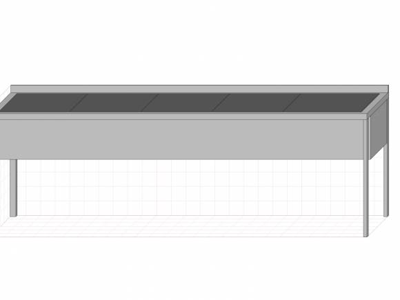 ВМ5 Ванна моечная сварная 5-и секционная 1900*800*850 гл.450 с бортом ВМ5 Ванна моечная сварная 5-и секционная 1900*800*850 гл.450 с бортом