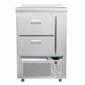 Стол холодильный среднетемпературный Абат СХС-70Н (2 ящика) с бортом