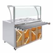 Мармит вторых блюд паровой Junior Luxstahl МВП (С)-1200 Premium (нерж.) без фасада Мармит вторых блюд паровой Junior Luxstahl МВП (С)-1200 Premium (нерж.) без фасада