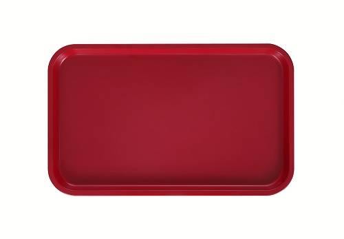 Поднос прямоугольный 53х33см вишневый (505) 28403 1737 мки118 /10/