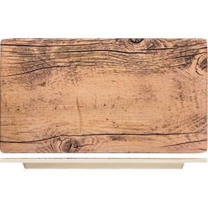 Доска для подачи 280х155мм пластик рисунок Дерево ProHotel M418245 04090532 Доска для подачи 280х155мм пластик рисунок Дерево ProHotel M418245 04090532