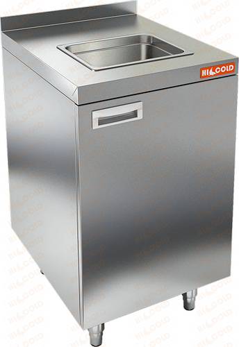 Стол пристенный НБМСЗМ-4/6Б с ванной моечной Стол пристенный НБМСЗМ-4/6Б с ванной моечной