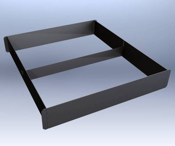 Защитный экран для печи-мангала VESTA (черная сталь) Защитный экран для печи-мангала VESTA (черная сталь)