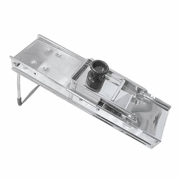 Мандолина с держателем (3 насадки 3/5/10мм) Proff Chef Line HMIEC 1-60 27 / QVC-2 Мандолина с держателем (3 насадки 3/5/10мм) Proff Chef Line HMIEC 1-60 27 / QVC-2