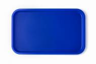 Поднос прямоугольный 52,5x32,5см голубой поверхность шагрень (123) MGprof 1737