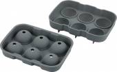 Форма для льда силикон на 6 шаров 45мм  