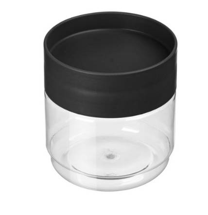 Банка для сыпучих прод. 500 мл. d=92 мм. h=100 мм. черный п/п (221102630/02) /1/24/