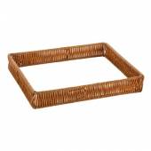 Рамка пластиковая 310х250х50мм под гастроемкость GN1/2 коричневая Beige ST-006 Рамка пластиковая 310х250х50мм под гастроемкость GN1/2 коричневая Beige ST-006