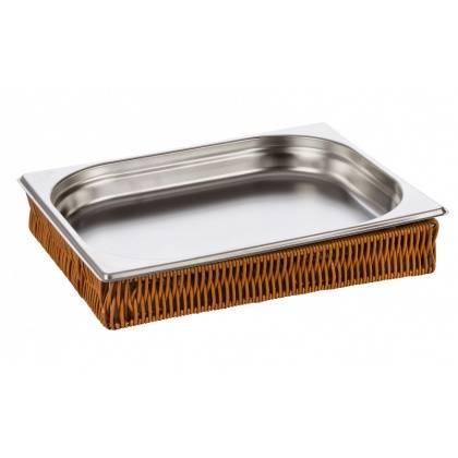 Рамка пластиковая 310х250х50мм под гастроемкость GN1/2 коричневая Beige ST-006 Рамка пластиковая 310х250х50мм под гастроемкость GN1/2 коричневая Beige ST-006