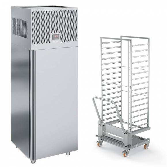 Аппарат шоковой заморозки Polair-Grande CRt20T-G с тележкой