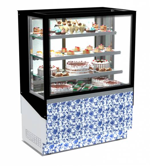 Витрина горизонтальная «МАРИЯ АКВА ПРЕМИУМ» увеличенная высота с запасником 1425