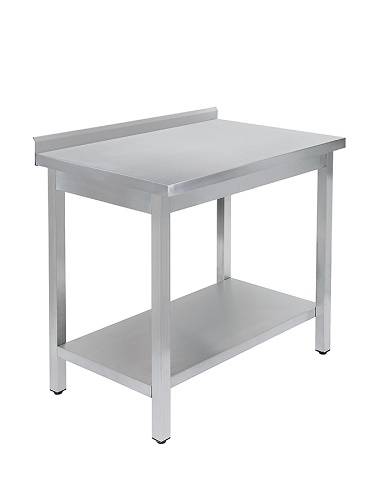 Стол универсальный Luxstahl СПУ-9/6 со сплошной полкой нерж. Стол универсальный Luxstahl СПУ-9/6 со сплошной полкой нерж.