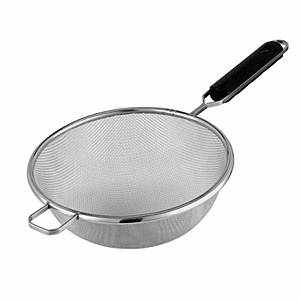 Сито D=70,H=20,L=200мм мелкая сеткаPaderno сталь нерж. , ручка пластик 12622-07 Сито D=70,H=20,L=200мм мелкая сеткаPaderno сталь нерж. , ручка пластик 12622-07