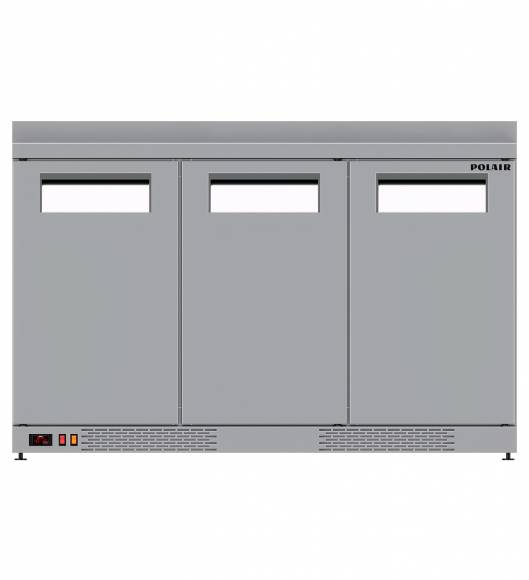 Стол-шкаф барный Polair TM103-G с бортом, гл дверь