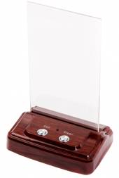 Smart-77 настольная кнопка вызова, цвет вишневый Smart-77 настольная кнопка вызова, цвет вишневый