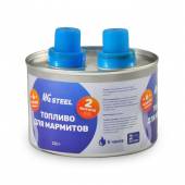 Топливо для мармитов на 6 часов горен. 220 гр. с двумя фитилями MGsteel 73834 /1/6/72/ Топливо для мармитов на 6 часов горен. 220 гр. с двумя фитилями MGsteel 73834 /1/6/72/