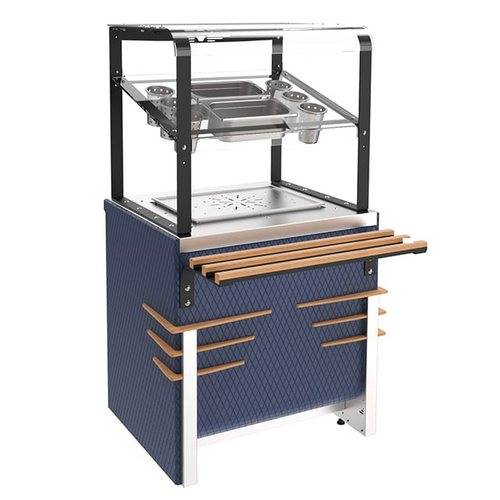 Прилавок (Диспенсер) для разносов и столовых приборов RD30М Case 805х700х1510мм Прилавок (Диспенсер) для разносов и столовых приборов RD30М Case 805х700х1510мм