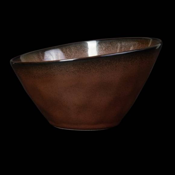 Салатник овальный 500мл 160мм Corone Carmen красный фк1815