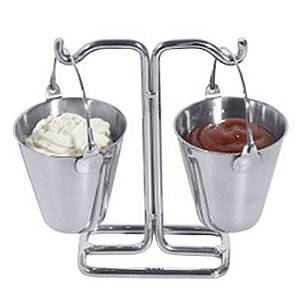 Подставка для емкостей для закусок Ведро Prohotel нерж. H=14,L=13.2см STD1314  04081319