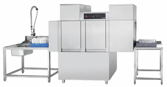 Посудомоечная машина туннельного типа Абат МПТ-2000 (теплообменник) слева-направо Посудомоечная машина туннельного типа Абат МПТ-2000 (теплообменник) слева-направо