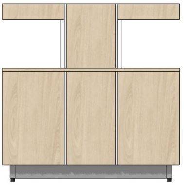 RD2 Боковой фасад ОСТРОВНОЙ для МОНТ(о) 1100 глубины