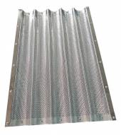 Противень для багета 600х400х43мм 5 волн Gastromix алюминий перфорированный C3413