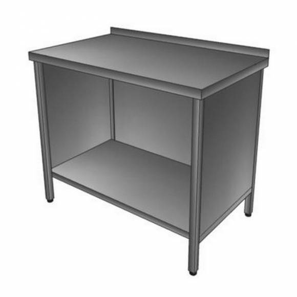 Стол производственный с бортом, полкой 1700*900*850, зашивка сзади и по бокам Стол производственный с бортом, полкой 1700*900*850, зашивка сзади и по бокам