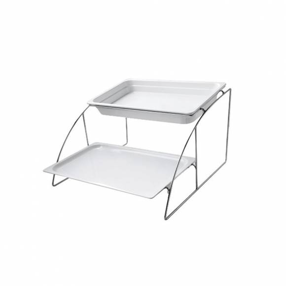 Подставка хромированная для гастроемкостей GN1/1 (565*525*325 мм), 2 яруса, P.L. Proff Cuisine MWS11 Подставка хромированная для гастроемкостей GN1/1 (565*525*325 мм), 2 яруса, P.L. Proff Cuisine MWS11