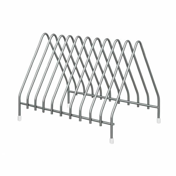 Подставка для досок на 10 шт. 42*29*28 см. нерж. MG 75862 Подставка для досок на 10 шт. 42*29*28 см. нерж. MG 75862