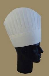 Колпак поварской одноразовый h=225мм АВ-031 из нетканого материала /550/