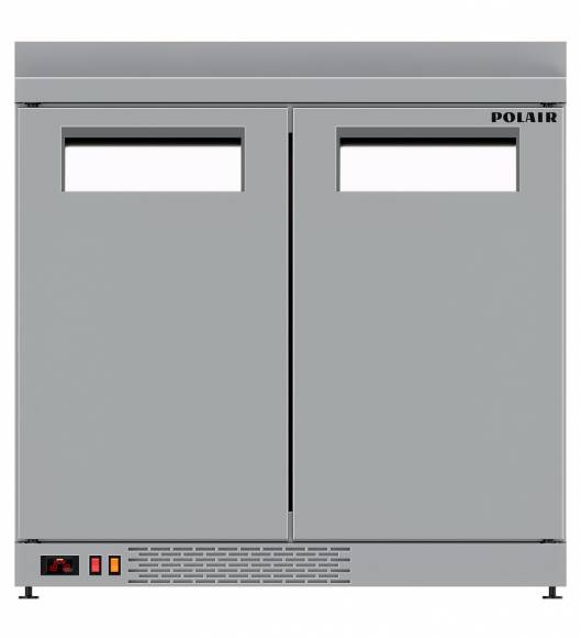 Стол-шкаф барный Polair TM102-G с бортом, гл дверь