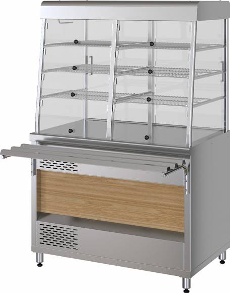 Прилавок-витрина холодильный закрытый МХМ ПВХЭ15 100115001 Прилавок-витрина холодильный закрытый МХМ ПВХЭ15 100115001