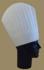 Колпак поварской одноразовый h=300мм АВ-032 из нетканого материала /320/