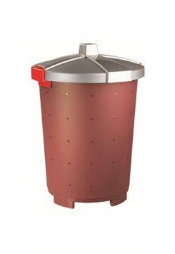 Бак 25л пищевой 33,5*44см п/п  бордовый 432106021 Рс. /7/