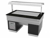 Прилавок с охлажд. нерж. поверхностью Stone Island Gastrolux ПО-2010/ПН/SI для 5хGN1/1
