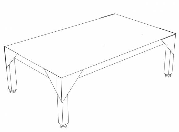 ПС Подтоварник со сплошной поверхностью 800*400*300 ПС Подтоварник со сплошной поверхностью 800*400*300